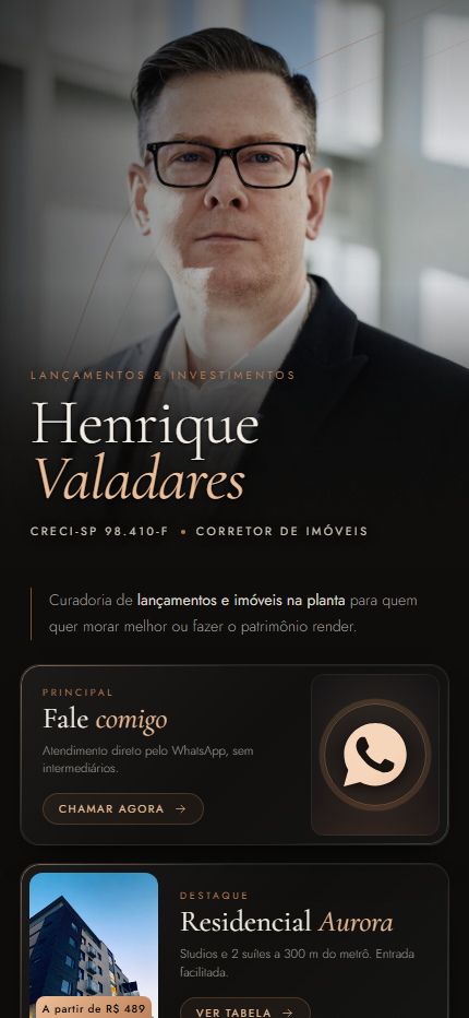 Lançamentos · Noir & Bronze